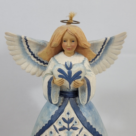 Jim Shore 114404 But The Plans Of The Lord Stand Firm Resin Angel Psalms 33:11 - Picture 2 of 13